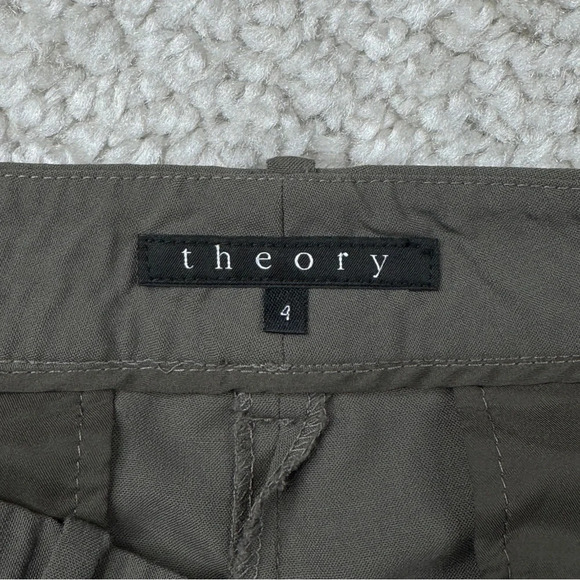 Theory Ashleen Tailor Wool Blend Pants. Gray. Size 4. hemmed to 27” inse… - Picture 3 of 11